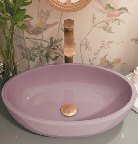 Раковина Sanita Luxe Ringo Color 53 лиловый RNGSLWB15