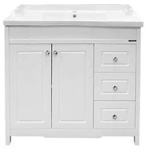 Тумба-умывальник напольная Comforty Тбилиси 90 белый 00003132630CF Тумба-умывальник напольная Comforty Тбилиси 90 белый 00003132630CF, 1