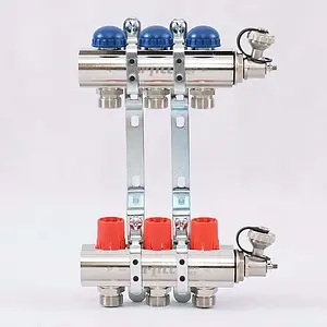 Группа коллекторная без расходомеров 3 отвода 1&quot;в/в x ¾&quot;ек Uni-fitt 441E4303, 1