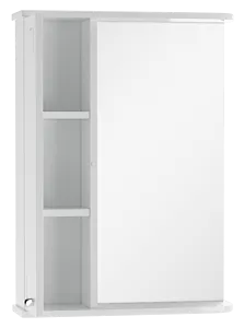 Шкаф-зеркало Айсберг Классик 50 L белый DA1048HZ, 4