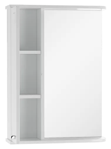 Шкаф-зеркало Айсберг Классик 50 L белый DA1048HZ