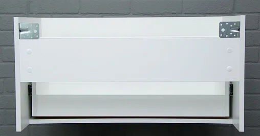 Тумба-умывальник подвесной Айсберг Ева 80 белый DA5903T+4670142930020