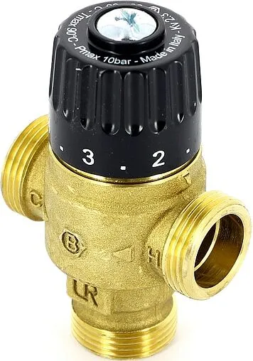 Трехходовой термостатический смесительный клапан ¾&quot; +30...+65°С Kvs 2.3 Uni-Fitt 353G2430