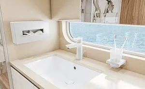 Держатель для бумажных полотенец Hansgrohe AddStoris белый матовый 41774700 Держатель для бумажных полотенец Hansgrohe AddStoris белый матовый 41774700, 3
