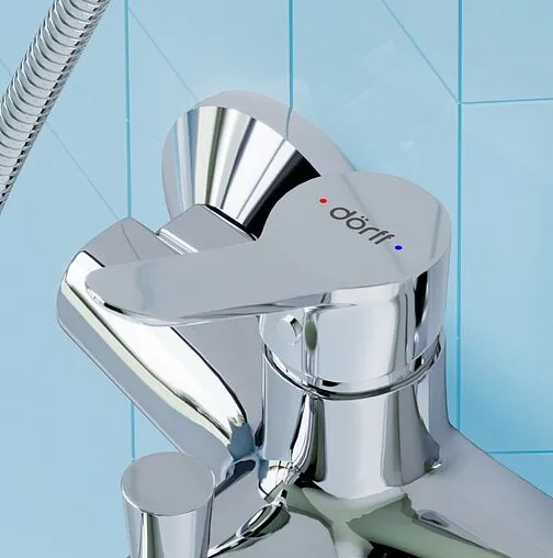 Смеситель для ванны Dorff Optima хром D2010000 Смеситель для ванны Dorff Optima хром D2010000