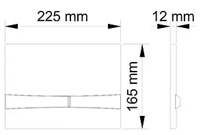 Клавиша смыва для унитаза BERGES Novum F5 Soft Touch 040055 черный матовый Клавиша смыва для унитаза BERGES Novum F5 Soft Touch 040055 черный матовый, 2