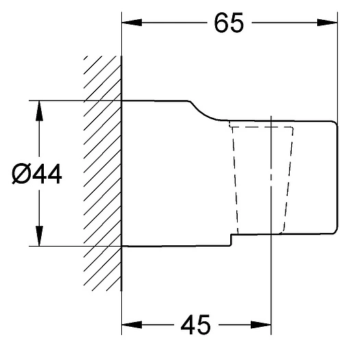 Держатель ручного душа Grohe Relexa Plus хром 28622000 Держатель ручного душа Grohe Relexa Plus хром 28622000