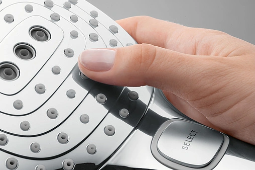 Душевая система с термостатом для душа Hansgrohe Raindance Select E 300 3jet хром 27127000