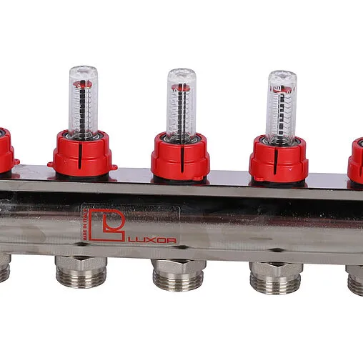 Группа коллекторная с расходомерами 7 отводов 1&quot;в/в x ¾&quot;ек Luxor CD 477/7 15662707N