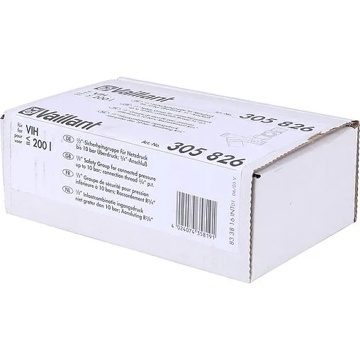 Группа безопасности бойлера ¾&quot; 10 бар Vaillant 305826