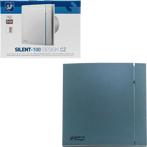Вентилятор вытяжной Soler &amp; Palau SILENT-100 CZ GREY DESIGN 4C