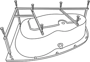 Ванна акриловая Excellent Aquarella 170x110 L WAEX.ARL17WH Ванна акриловая Excellent Aquarella 170x110 L WAEX.ARL17WH, 5