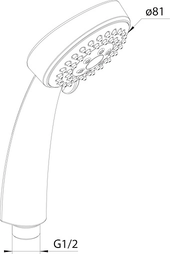 Душевой набор Damixa Contour хром 760110300