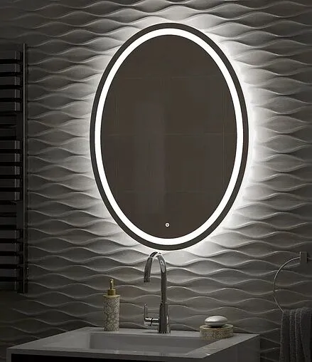 Зеркало с подсветкой Continent Verso Led 57x77 с подогревом белый ЗЛП2143