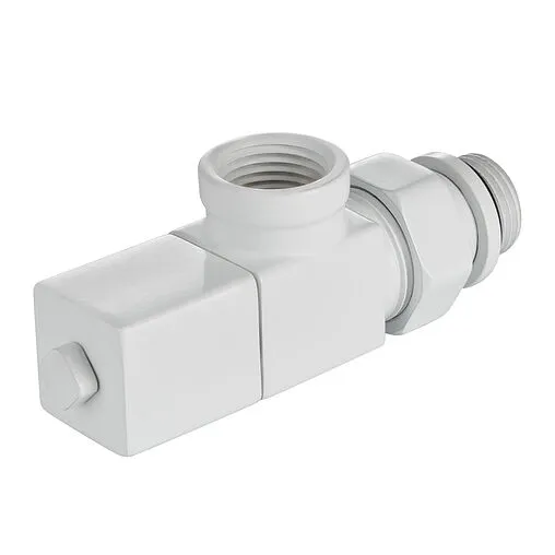 Комплект вентилей запорных осевых ½" в/н Royal Thermo Cube белый RTE 56.0003 Комплект вентилей запорных осевых ½" в/н Royal Thermo Cube белый RTE 56.0003