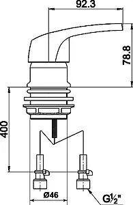 Смеситель на борт ванны на 3 отверстия Timo Standart-TugelaY хром 3020 Смеситель на борт ванны на 3 отверстия Timo Standart-TugelaY хром 3020, 2