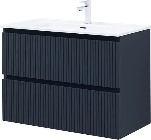 Тумба-умывальник подвесная Aquanet Джейн (Flat) 90 маренго 00335430+