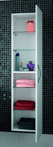 Шкаф-пенал подвесной Jacob Delafon Ola 35 серый антрацит EB396-N14 Шкаф-пенал подвесной Jacob Delafon Ola 35 серый антрацит EB396-N14