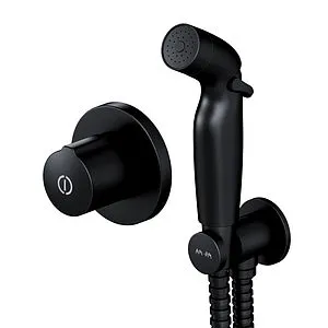 Гигиенический душ со смесителем Am.Pm X-Joy чёрный матовый F40P85A22, 1