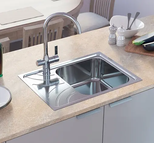 Мойка кухонная IDDIS Arro 60.5 R хром ARR60PRi77