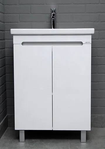 Тумба под умывальник напольная Айсберг Como 60 белый DA2502T
