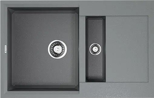 Мойка кухонная Omoikiri Sakaime 78-2-GR leningrad grey 4993559