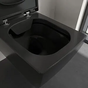 Крышка-сиденье для унитаза с микролифтом Villeroy&Boch Memento 2.0 черный матовый 8M24S1R7, 2