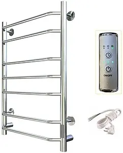 Полотенцесушитель электрический лесенка Тругор Браво Пэк сп 3 80х50 32 мм полированная сталь Полотенцесушитель электрический лесенка Тругор Браво Пэк сп 3 80х50 32 мм полированная сталь, 3