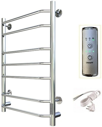 Полотенцесушитель электрический лесенка Тругор Браво Пэк сп 3 80х40 32 мм полированная сталь