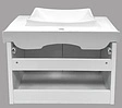 Тумба-умывальник подвесная Comforty Киото 75П белый 00004136266CF