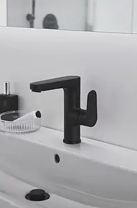 Смеситель для раковины Ideal Standard Crafine O чёрный матовый BC555XG Смеситель для раковины Ideal Standard Crafine O чёрный матовый BC555XG, 3