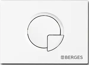 Клавиша смыва для унитаза BERGES Novum R4 Soft Touch 040024 белый матовый Клавиша смыва для унитаза BERGES Novum R4 Soft Touch 040024 белый матовый, 1