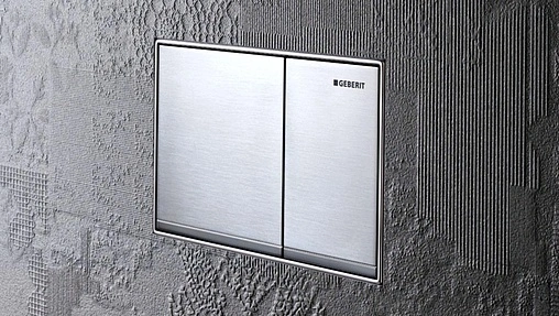 Клавиша смыва для унитаза Geberit Sigma 60 115.640.GH.1 кнопки/хром матовый, полоска/хром глянцевый