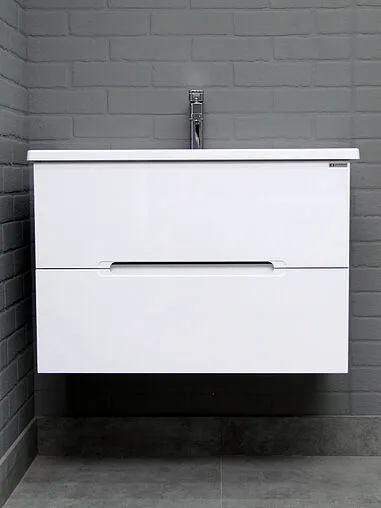 Тумба-умывальник подвесная Домино Malta 80 белый DM4501T+1WH302251