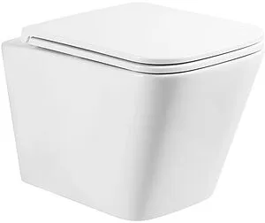 Унитаз подвесной безободковый BelBagno Ardente-R белый BB520CHR Унитаз подвесной безободковый BelBagno Ardente-R белый BB520CHR, 1