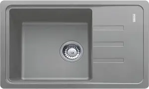 Мойка кухонная Franke Basis BSG 611-62 серый камень 114.0604.562, 1