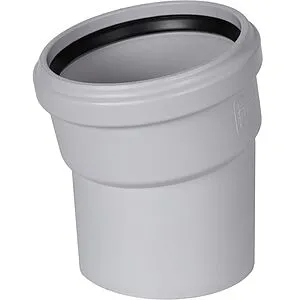 Отвод внутренний бесшумный D=110мм Угол 15° Stout SKB-0008-011015, 1