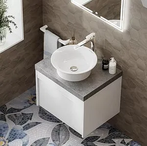 Тумба-умывальник подвесная Kerama Marazzi Modula 60 белая глянцевая MO.60.1+1\WHT+ Тумба-умывальник подвесная Kerama Marazzi Modula 60 белая глянцевая MO.60.1+1\WHT+, 5