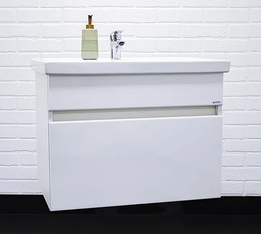 Тумба-умывальник подвесная Айсберг Классик 70 белый DA3010T+4620008197746