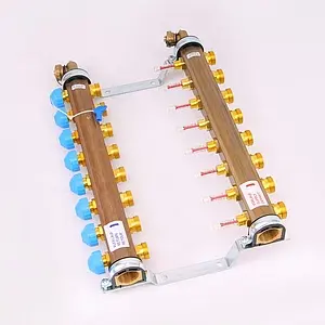 Группа коллекторная с расходомерами 8 отводов 1"в/в x ¾"ек Watts HKV/T 10004202 Группа коллекторная с расходомерами 8 отводов 1"в/в x ¾"ек Watts HKV/T 10004202, 4