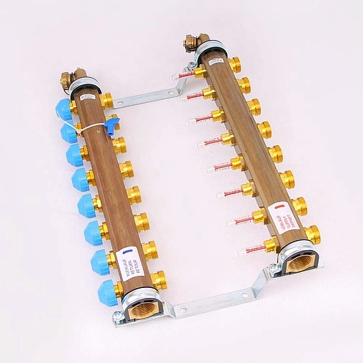 Группа коллекторная с расходомерами 8 отводов 1&quot;в/в x ¾&quot;ек Watts HKV/T 10004202