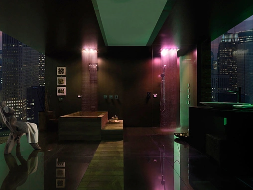 Лейка верхнего душа Bossini DREAM - Rectangular Light хром H37455.030