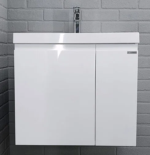 Тумба-умывальник подвесная Домино Graffo 60 белый DGr2405T+4670142930044