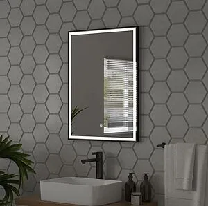 Зеркало с подсветкой Continent Strong Black Led 60x80 с подогревом чёрный ЗЛП345 Зеркало с подсветкой Continent Strong Black Led 60x80 с подогревом чёрный ЗЛП345, 4