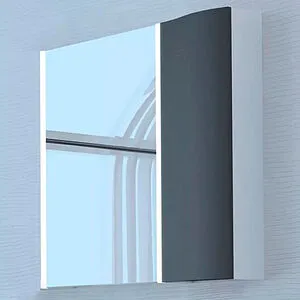 Шкаф-зеркало Aquaton Ондина 80 R графит 1A183502ODG20, 3