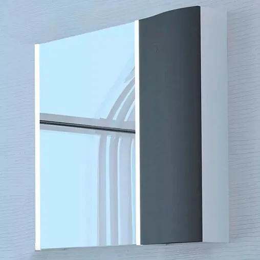 Шкаф-зеркало Aquaton Ондина 80 R графит/белый 1A183502ODG20