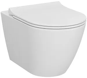 Унитаз подвесной безободковый VitrA Sanibelle SmoothFlush белый 7551B003-0075 Унитаз подвесной безободковый VitrA Sanibelle SmoothFlush белый 7551B003-0075, 1