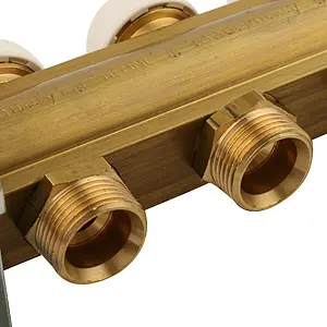 Группа коллекторная без расходомеров 6 отводов 1&quot;в/в x ¾&quot;ек Tiemme 3870007, 2