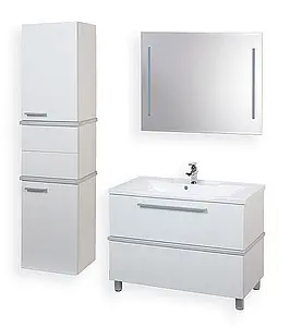 Шкаф-пенал подвесной Aquaton Турин 40 белый 1A118003TU780, 3