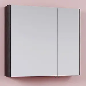 Шкаф-зеркало Aqwella Komandor 80 венге магия Kom.04.08/VM, 1